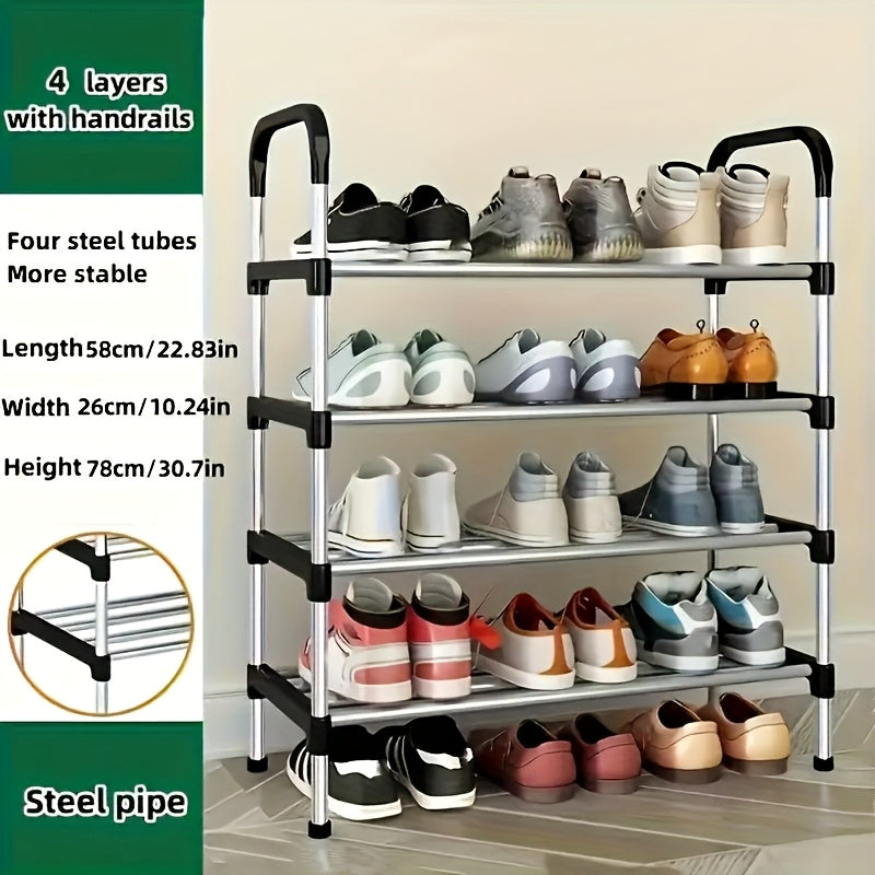 A Multi-Layer Shoe Cabinet, a Standalone Shoe Rack, Easy to Assemble, Suitable for Retail Shoe Stores, Hallways, Bedrooms, Bathrooms, Offices, And Living Rooms.