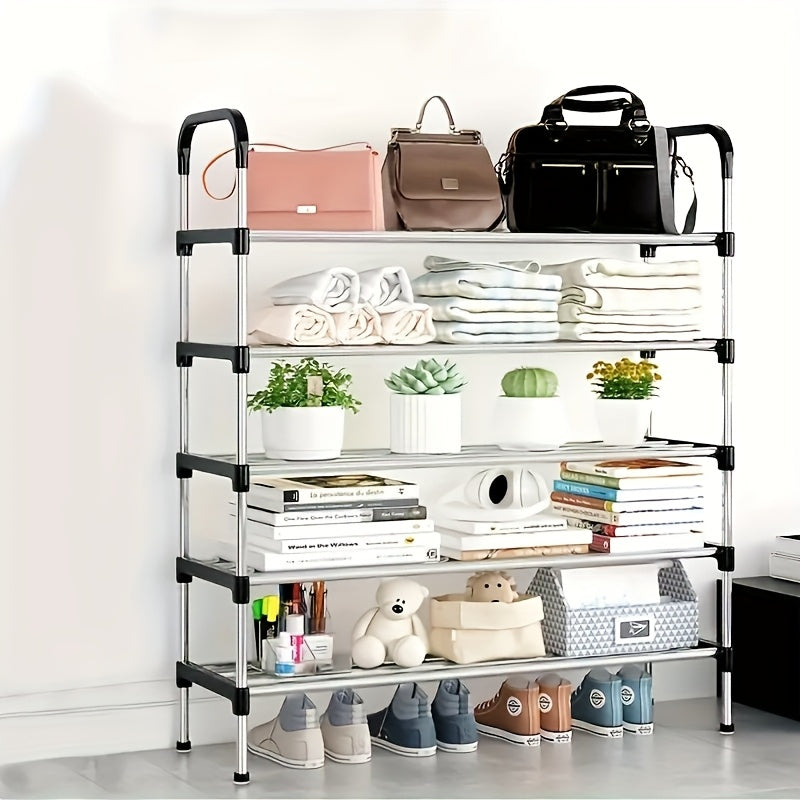 A Multi-Layer Shoe Cabinet, a Standalone Shoe Rack, Easy to Assemble, Suitable for Retail Shoe Stores, Hallways, Bedrooms, Bathrooms, Offices, And Living Rooms.