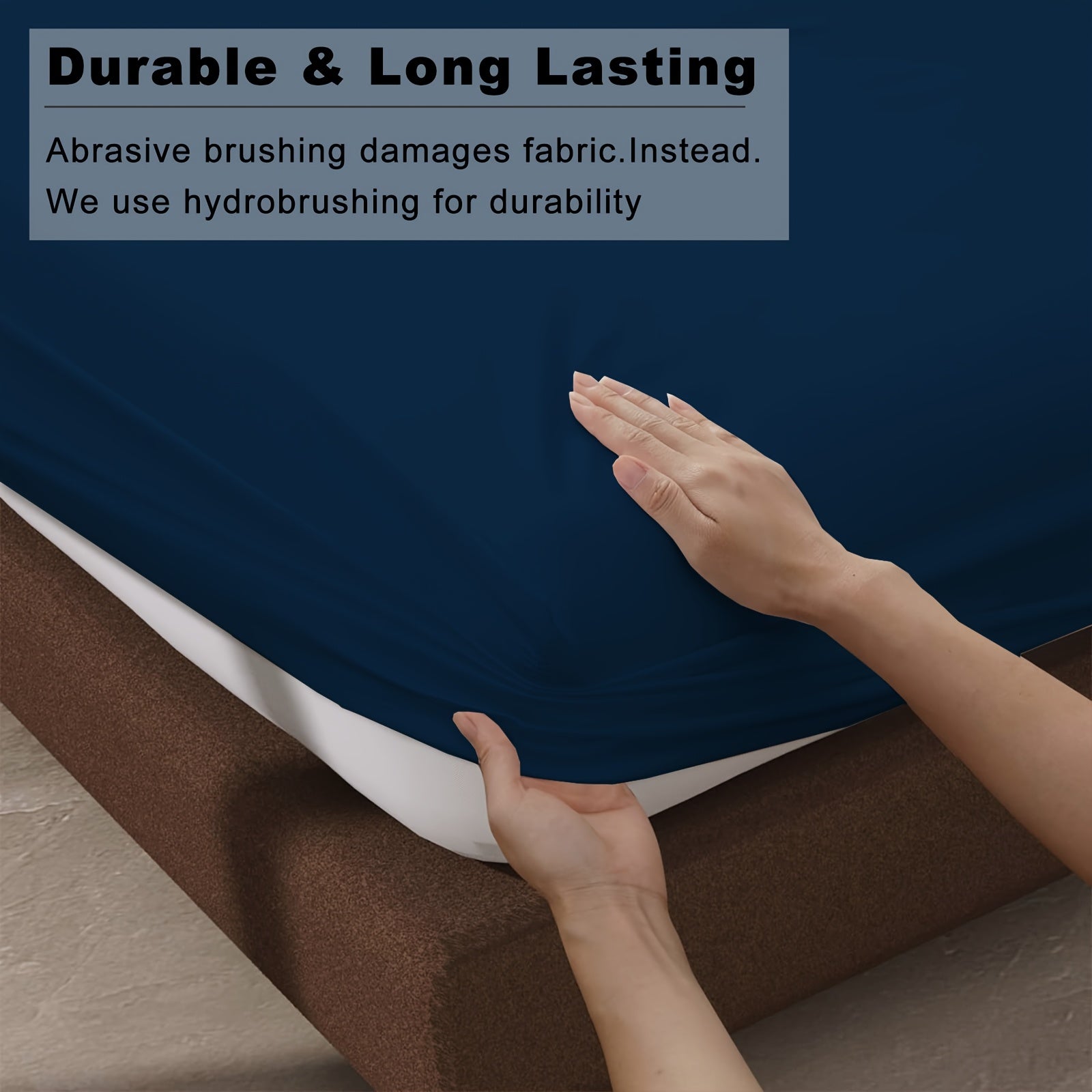 A Soft Fitted Sheet, Solid Color, Hotel-Grade Deep Pocket Design, Machine Washable, Suitable for Bedrooms Or Guest Rooms, Perfect Bedding for All Four Seasons.