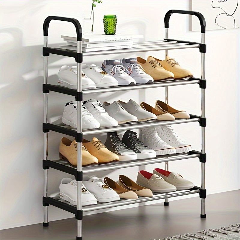 1 Set of Multi-Layer Shoe Cabinets, Free-Standing Shoe Racks, Easy-To-Assemble Shoe Cabinets, Suitable for Shoe Storage Cabinets in Retail Shoe Stores, Corridors, Bedrooms, Bathrooms, Offices, Living Rooms