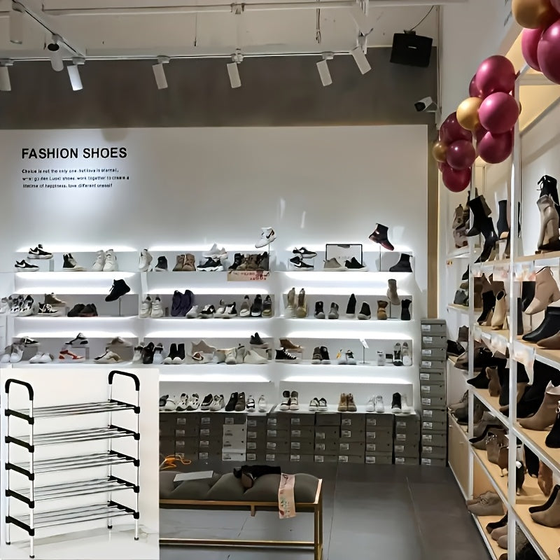 A Multi-Layer Shoe Cabinet, a Standalone Shoe Rack, Easy to Assemble, Suitable for Retail Shoe Stores, Hallways, Bedrooms, Bathrooms, Offices, And Living Rooms.