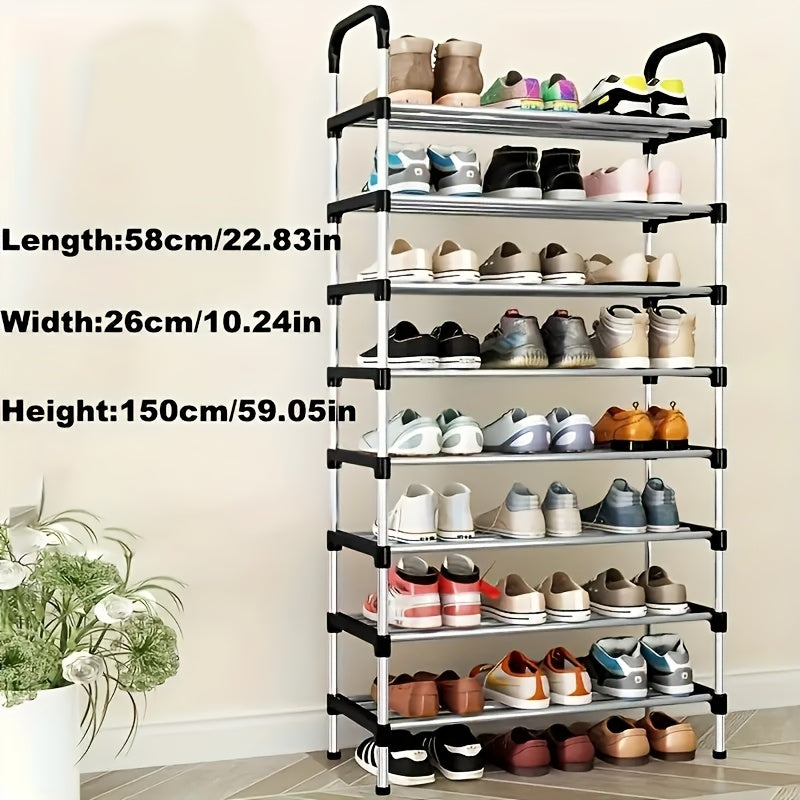 A Multi-Layer Shoe Cabinet, a Standalone Shoe Rack, Easy to Assemble, Suitable for Retail Shoe Stores, Hallways, Bedrooms, Bathrooms, Offices, And Living Rooms.