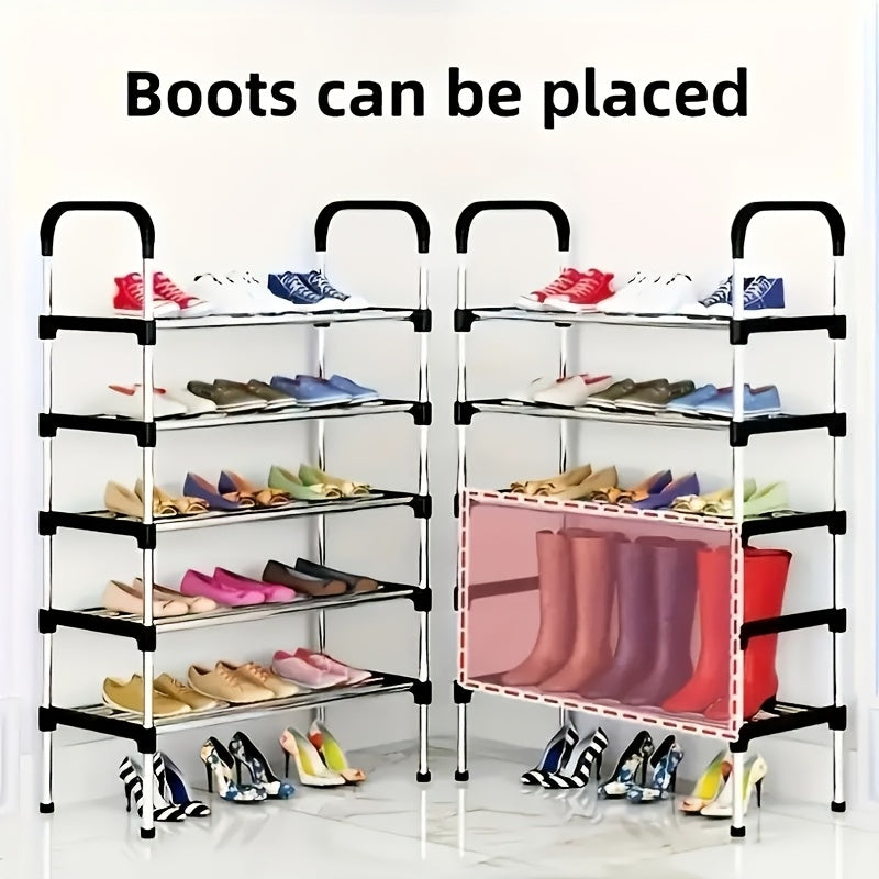 A Multi-Layer Shoe Cabinet, a Standalone Shoe Rack, Easy to Assemble, Suitable for Retail Shoe Stores, Hallways, Bedrooms, Bathrooms, Offices, And Living Rooms.