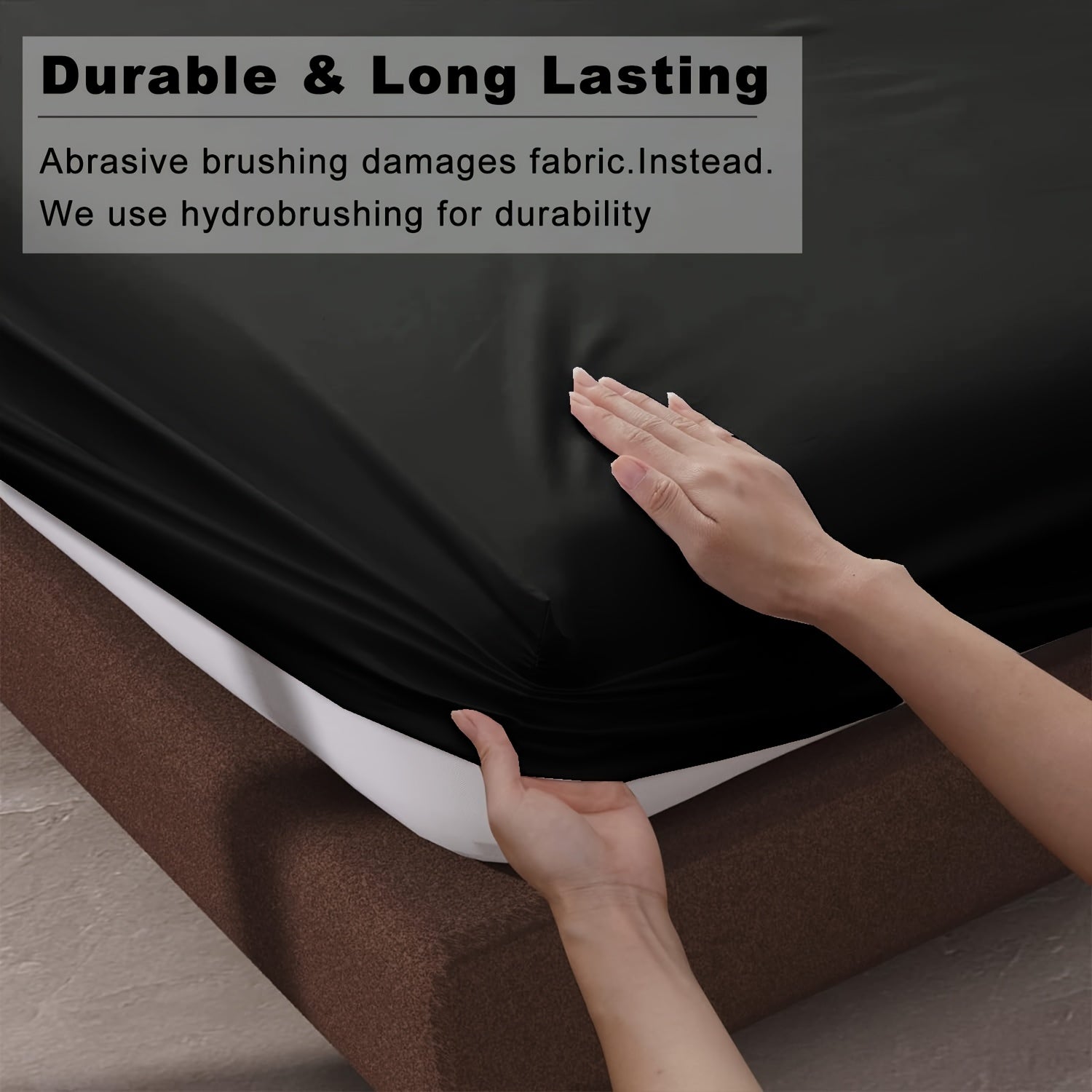 A Soft Fitted Sheet, Solid Color, Hotel-Grade Deep Pocket Design, Machine Washable, Suitable for Bedrooms Or Guest Rooms, Perfect Bedding for All Four Seasons.