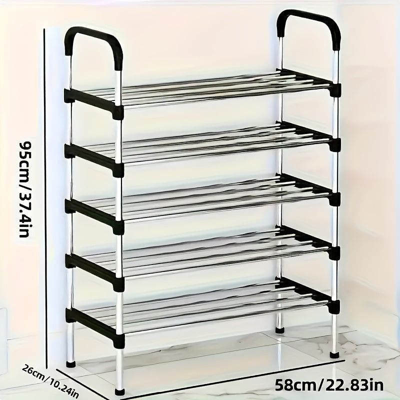A Multi-Layer Shoe Cabinet, a Standalone Shoe Rack, Easy to Assemble, Suitable for Retail Shoe Stores, Hallways, Bedrooms, Bathrooms, Offices, And Living Rooms.