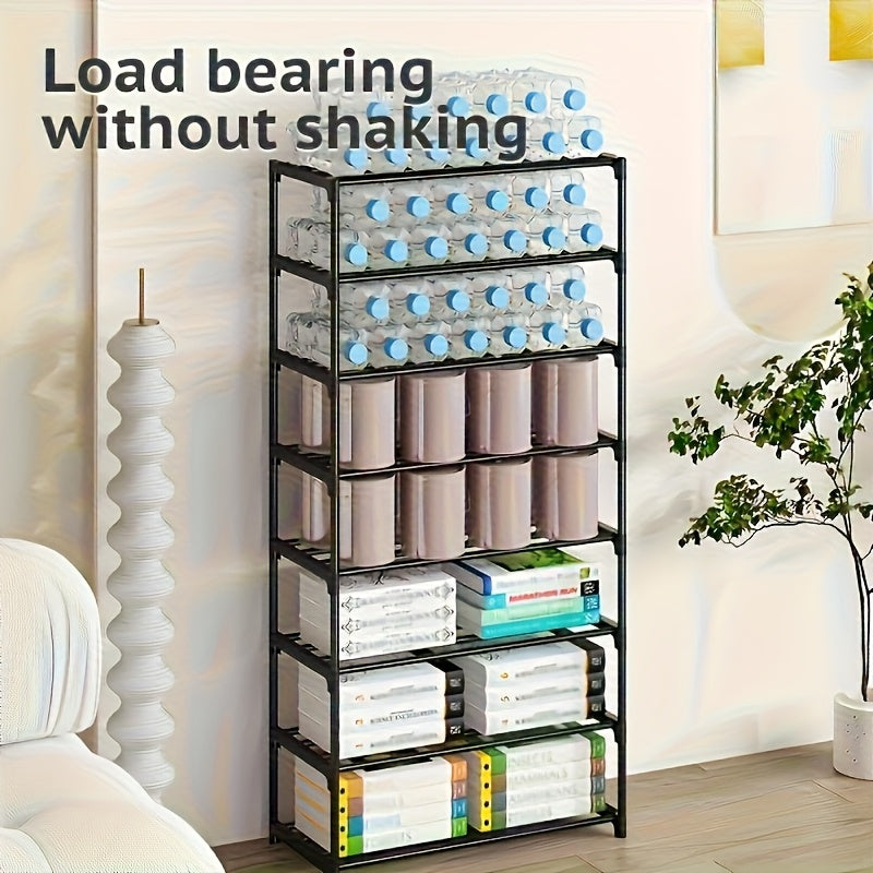 A Single 3\u002F4 Layer Shoe Organizer, Compact Storage Solution, Suitable for Placement in Cabinets, Living Areas, Garages, And Entryways, Space-Saving, Versatile Storage for Footwear And Boots, Helps in Organizing Various Items.