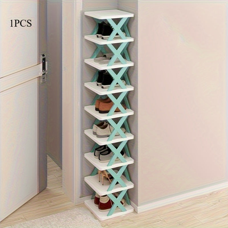 A Multi-Layer Space-Saving Foldable Shoe Rack, Suitable for Various Scenarios - a Compact And Lightweight Storage Box for Shoes.