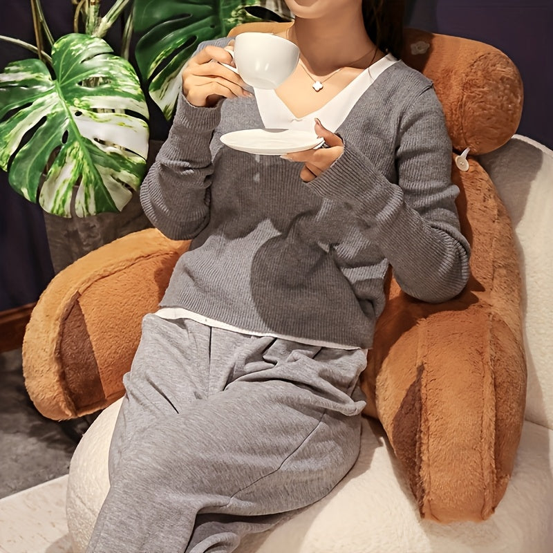 Oreiller Capybara Doudou | Coussin Polyester Multifonction avec Fermeture Éclair | Lavable en Machine | Idéal pour Bureau et Décoration Maison | Cadeau Parfait pour Noël, Pâques, Anniversaires | Design Doux et Adorable, Coussin Décoratif