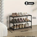 A Single 3\u002F4 Layer Shoe Organizer, Compact Storage Solution, Suitable for Placement in Cabinets, Living Areas, Garages, And Entryways, Space-Saving, Versatile Storage for Footwear And Boots, Helps in Organizing Various Items.