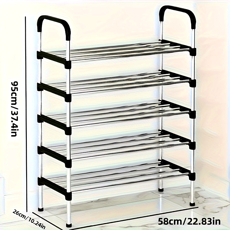 1 Set of Multi-Layer Shoe Cabinets, Free-Standing Shoe Racks, Easy-To-Assemble Shoe Cabinets, Suitable for Shoe Storage Cabinets in Retail Shoe Stores, Corridors, Bedrooms, Bathrooms, Offices, Living Rooms