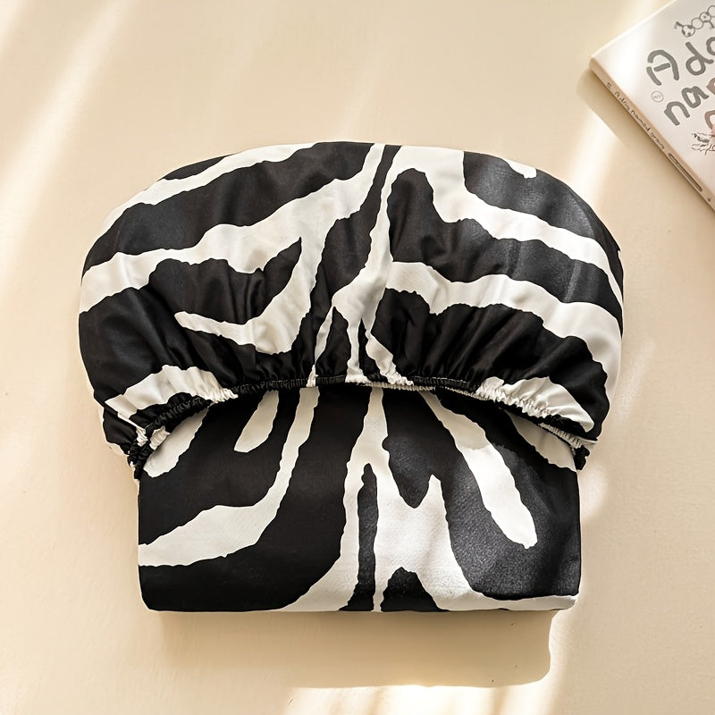 1pc Zebra Print Bed Sheet, 100% Polyester Brushed Fabric, Soft and Light Beige-friendly, Comfortable and Breathable, Suitable for Various Scenes, Machine Washable, Can Be Used in All Seasons Without Pillowcase