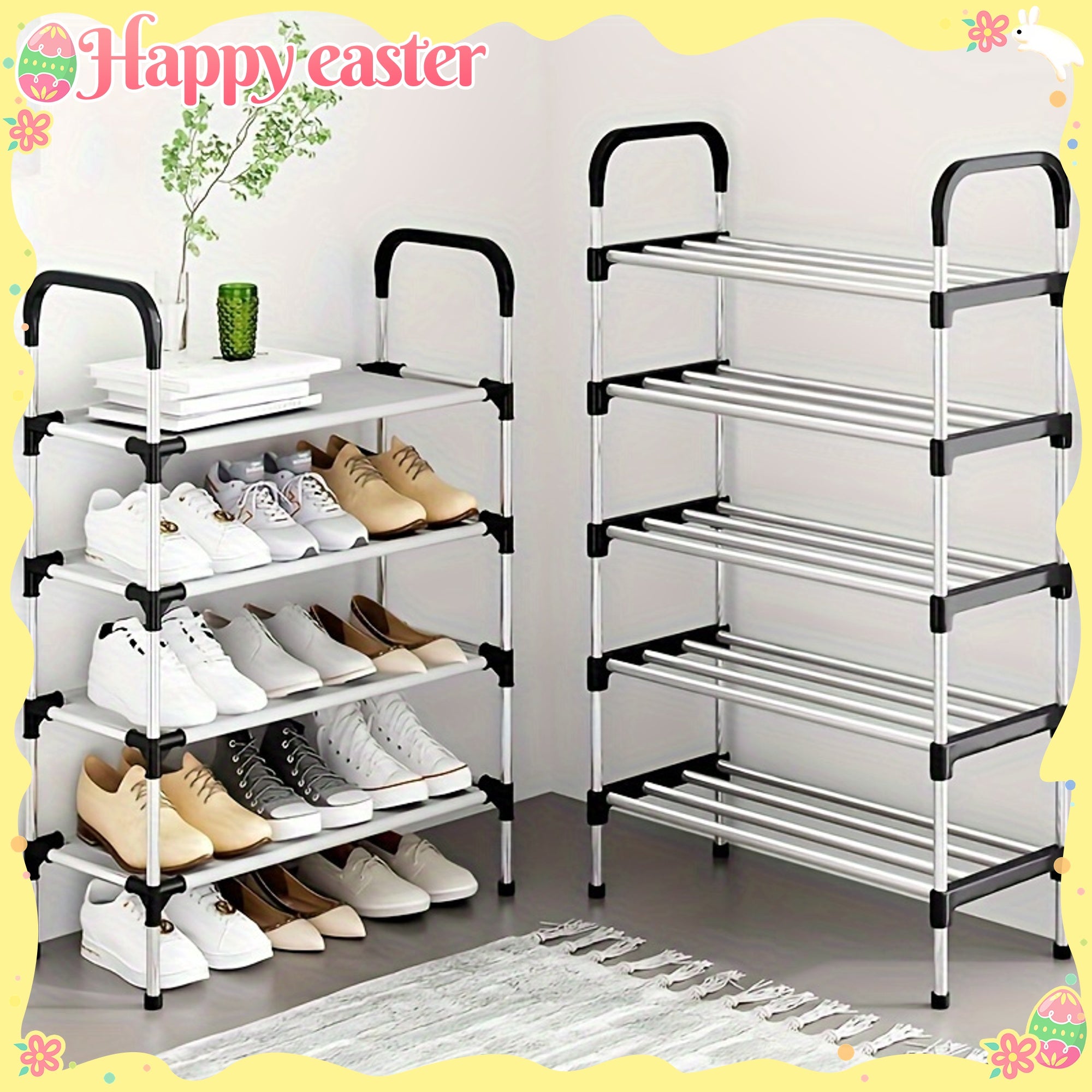 1 Set of Multi-Layer Shoe Cabinets, Free-Standing Shoe Racks, Easy-To-Assemble Shoe Cabinets, Suitable for Shoe Storage Cabinets in Retail Shoe Stores, Corridors, Bedrooms, Bathrooms, Offices, Living Rooms