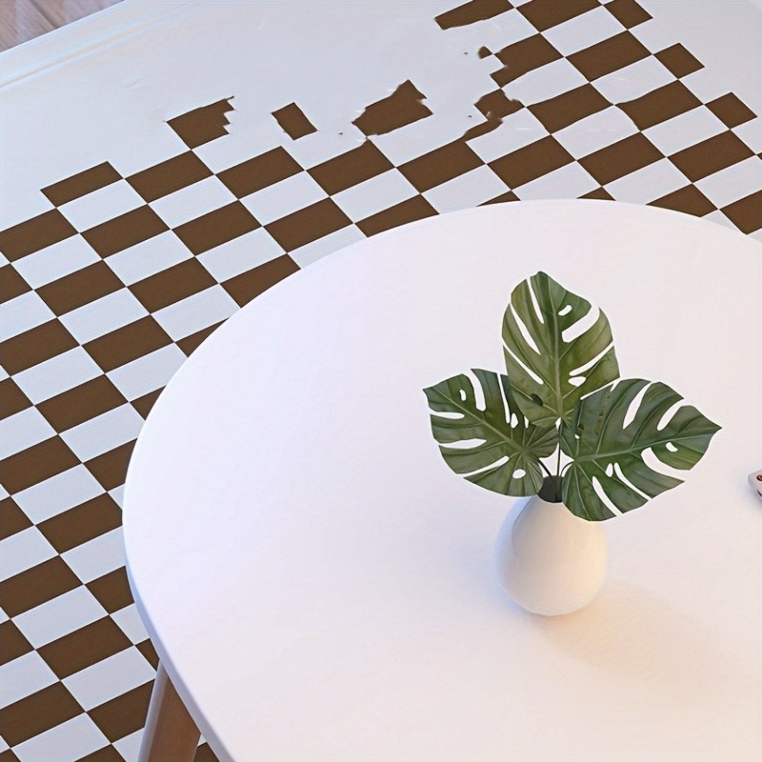 Table basse en bois massif de couleur crème moderne - Conception compacte, idéale pour les salons et les chambres, peut être utilisée comme table à thé et adaptée aux petits appartements, tables utilitaires